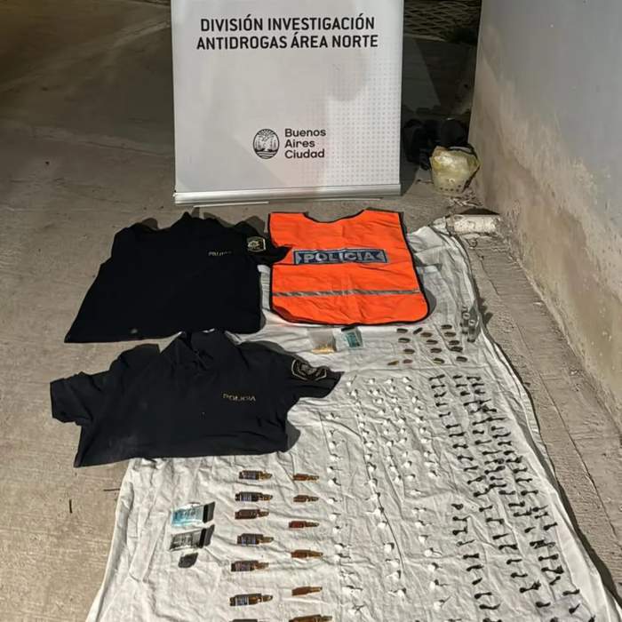 En un operativo la policía secuestro dosis de la 