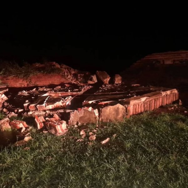 Itat&iacute;: se derrumb&oacute; otra de las estaciones del v&iacute;a crucis